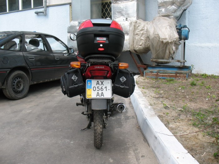 Как выглядит багаж на мотоцикле Yamaha ybr 125. Подборка фото, перевозка вещей на мото